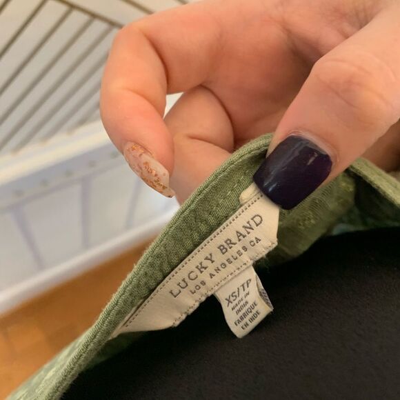 Lucky Brand
Patterned Split Neck T-Shirt - Picture 6 of 6